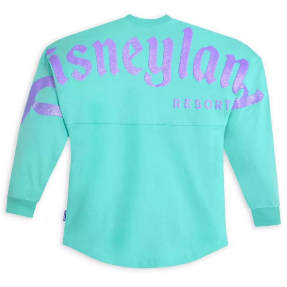 🆕️Disneyland Spirit Jersey Pistachio Green Purple Glitter NEW - Size SMALL